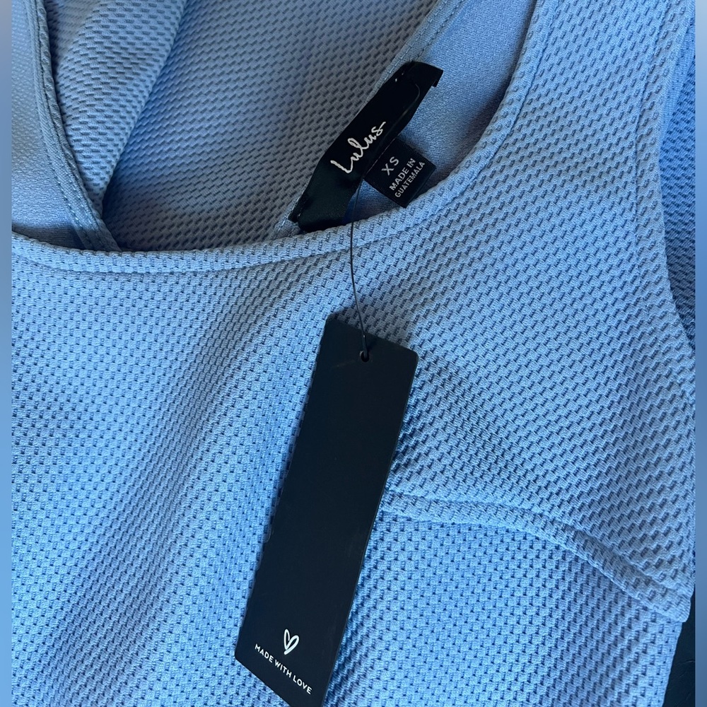 Lulus light blue A line dress size xs